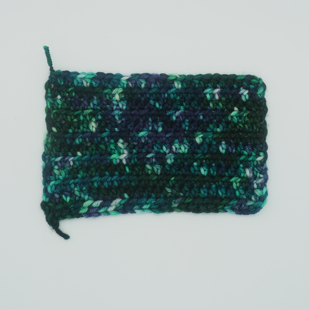 Annabel Lee: Crochet swatch