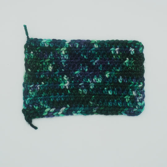 Annabel Lee: Crochet swatch
