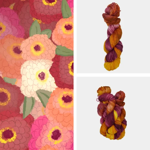 Zinnia Bloom Worsted